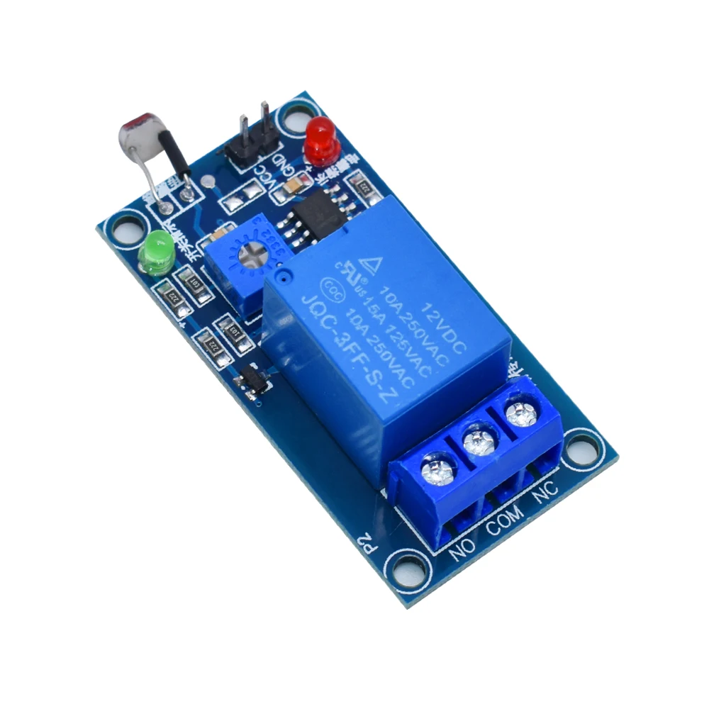 5V 12V Light Photoswitch Sensor Switch LDR Photoresistor Relay Module Light Detection Photosensitive Sensor Board