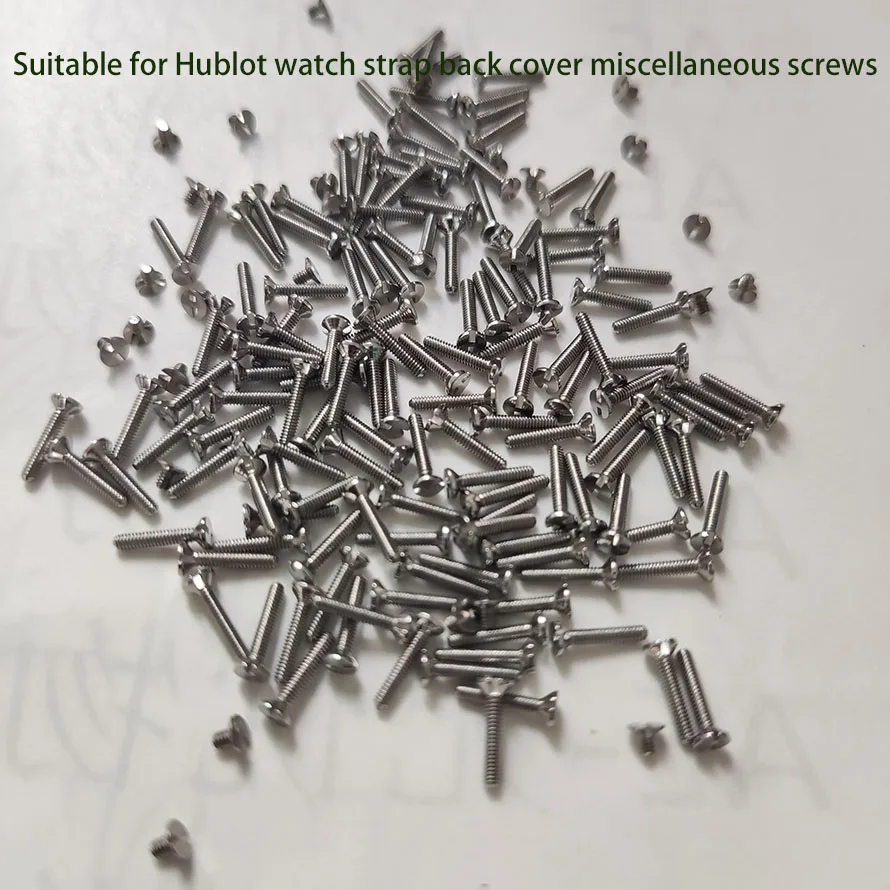 Watch screws are suitable for Hublot series watch strap back cover miscellaneous screws, all sizes have a bag of about 50pcs