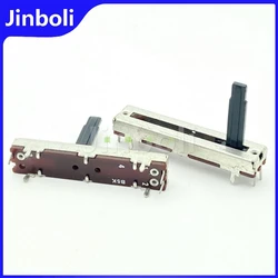 2PCS 45mm Mono B5K Single 3Pins Straight Sliding Potentiometer Amplifier Audio Mixer Volume Fader Stroke 30mm Handle Length 20mm