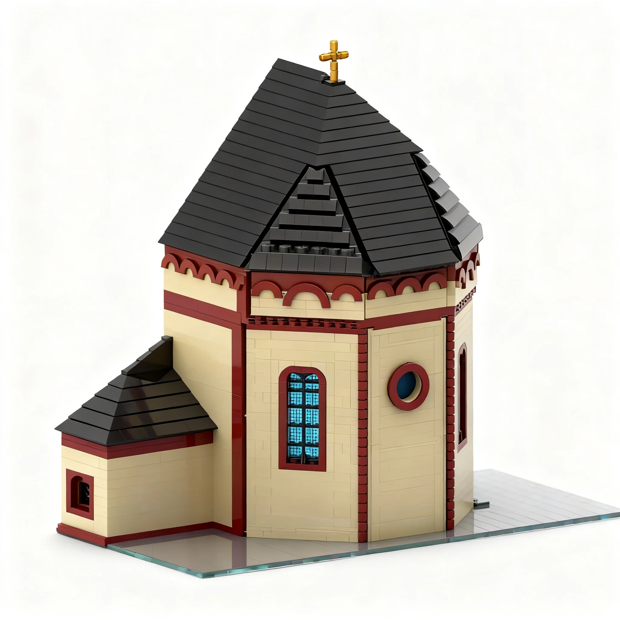 3582pcs MOC CHARITY ️ Kirche St. Sebastian – Modul 5 Von 6 Chorraum Mit Hochaltar Modular Buildings Model Building Blocks Toy