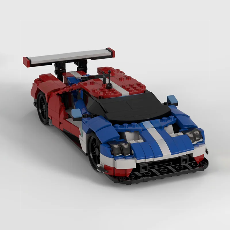 

698PCS MOC Speed Champion Ford GT LMGTE PRO 2018 Version Educational DIY Building Blocks Toy for Kids Birthday Christmas Gift