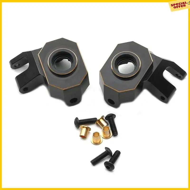 

A25P Replacement Accessories For 1/10 Simulation Model Car Axial SCX10PRO Brass AXI03028 Frame Black Gold Steering Cup 1 Pair