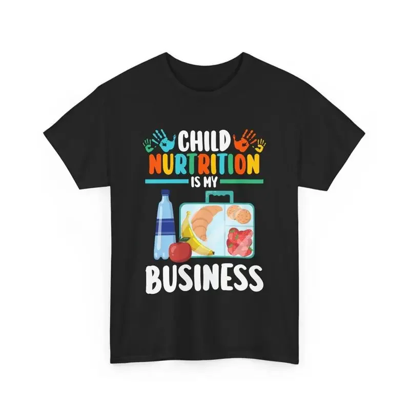 La nutrition des enfants est mon affaire, t-shirt de la équipe de la cafétéria Lunch Lady