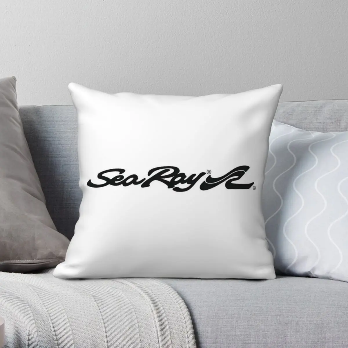 Searay Boats Pillowcase Polyester Linen Velvet Creative Zip Decorative Throw Pillow Case Sofa Cushion Cover