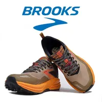 Brooks Men's Cascadia 16 Casual Sneakers Shock-absorbing Soft Sole Professional Sports Shoes Wear-resistant Skipping Shoes