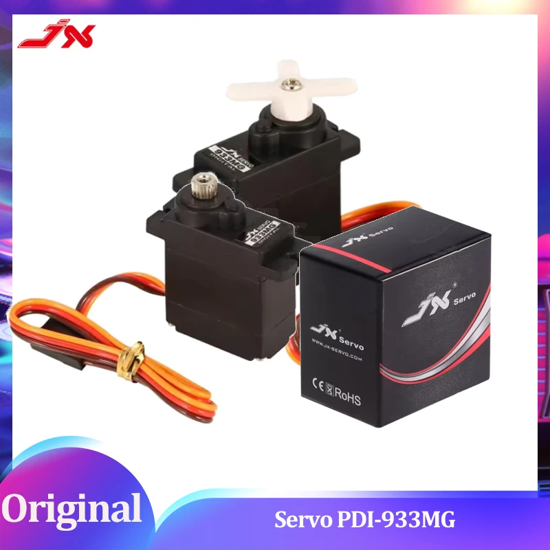 JX Servo PDI-933MG High-Torque Digital Servo Motor 270°Rotation 7.4V Metal Gear Waterproof for RC Truck/Robot Arm/Automation