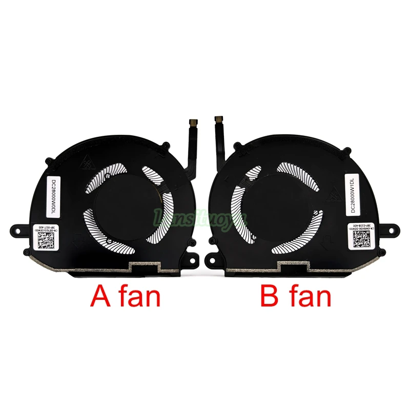 

New Laptop CPU GPU Cooling Fan for Dell XPS 13 PLUS 9320 P151G Cooler 0XTRJG 0WRH5K