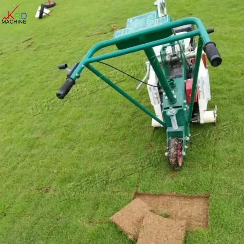 Easy to Operate Walking Type Turf Cutting Machine for Golf Course Portable Labor-Saving Agricultural Sod Cutter