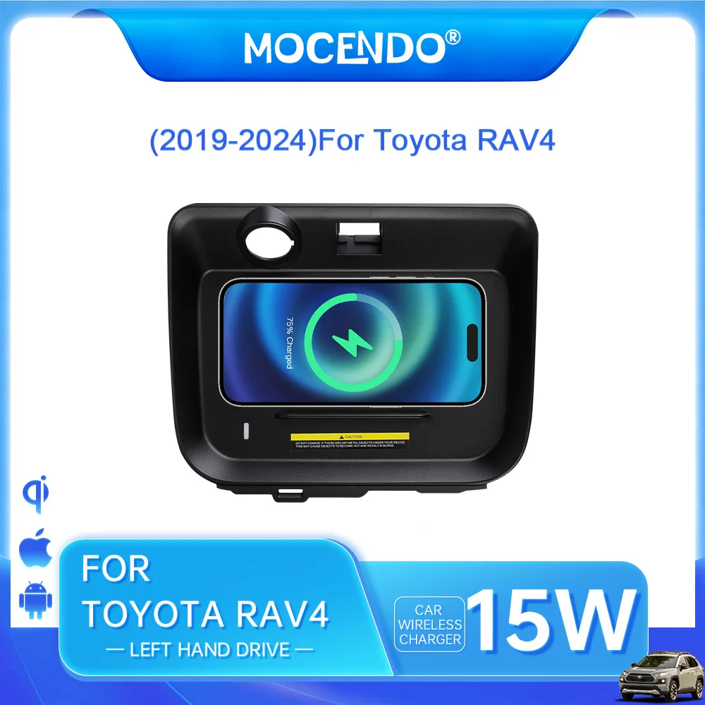For Toyota RAV4 2019-2024 Fast Car Charger Accessory Compatible with Xiaomi iPhone - Auto Charging Adapter for On-the-Go Devices