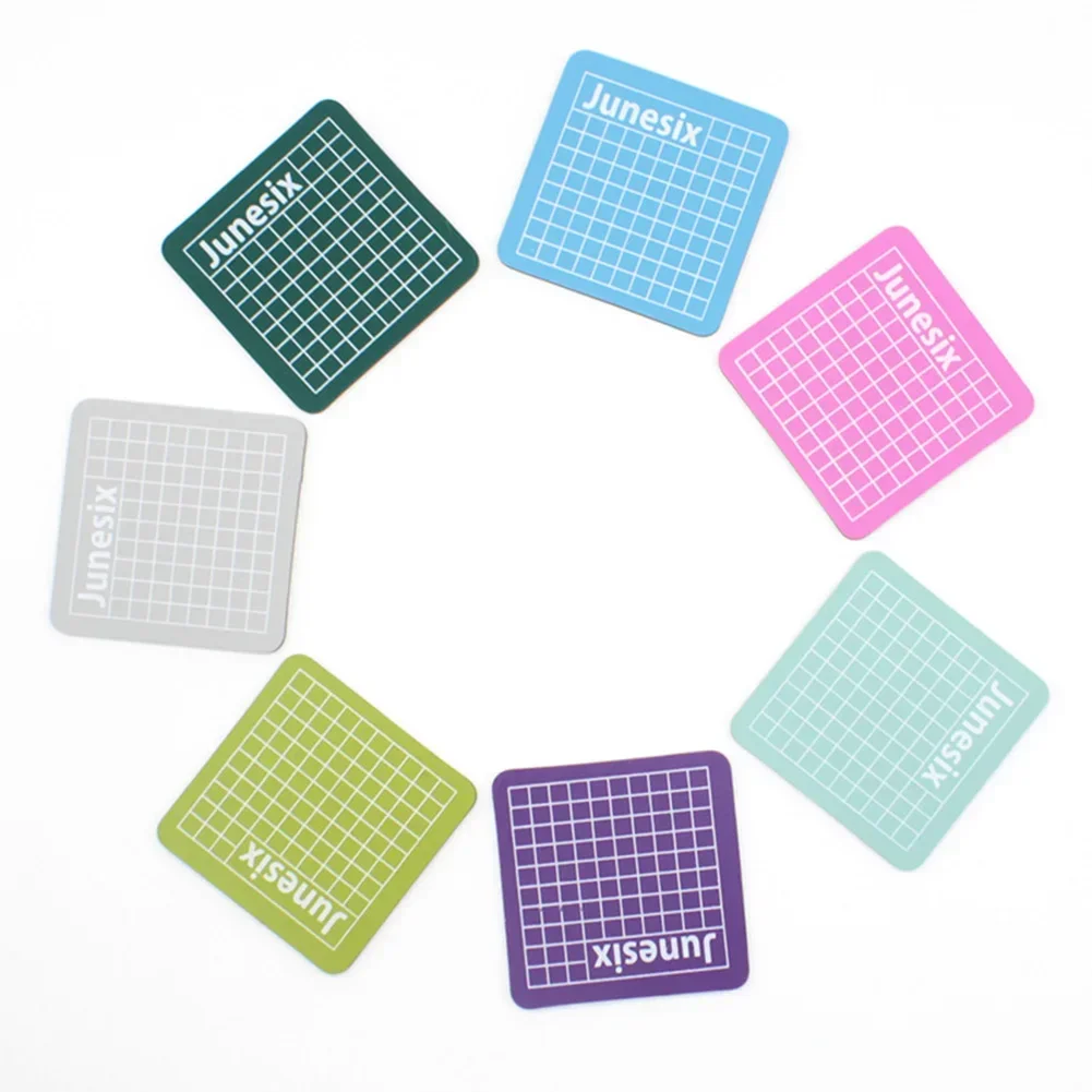 حصيرة قطع صغيرة 8 سنتيمتر * 8 سنتيمتر بولي كلوريد الفينيل قطع مجلس الحصير الحصير لوحة الحفر اكسسوارات للحرف اليدوية الصغيرة tapete de corte