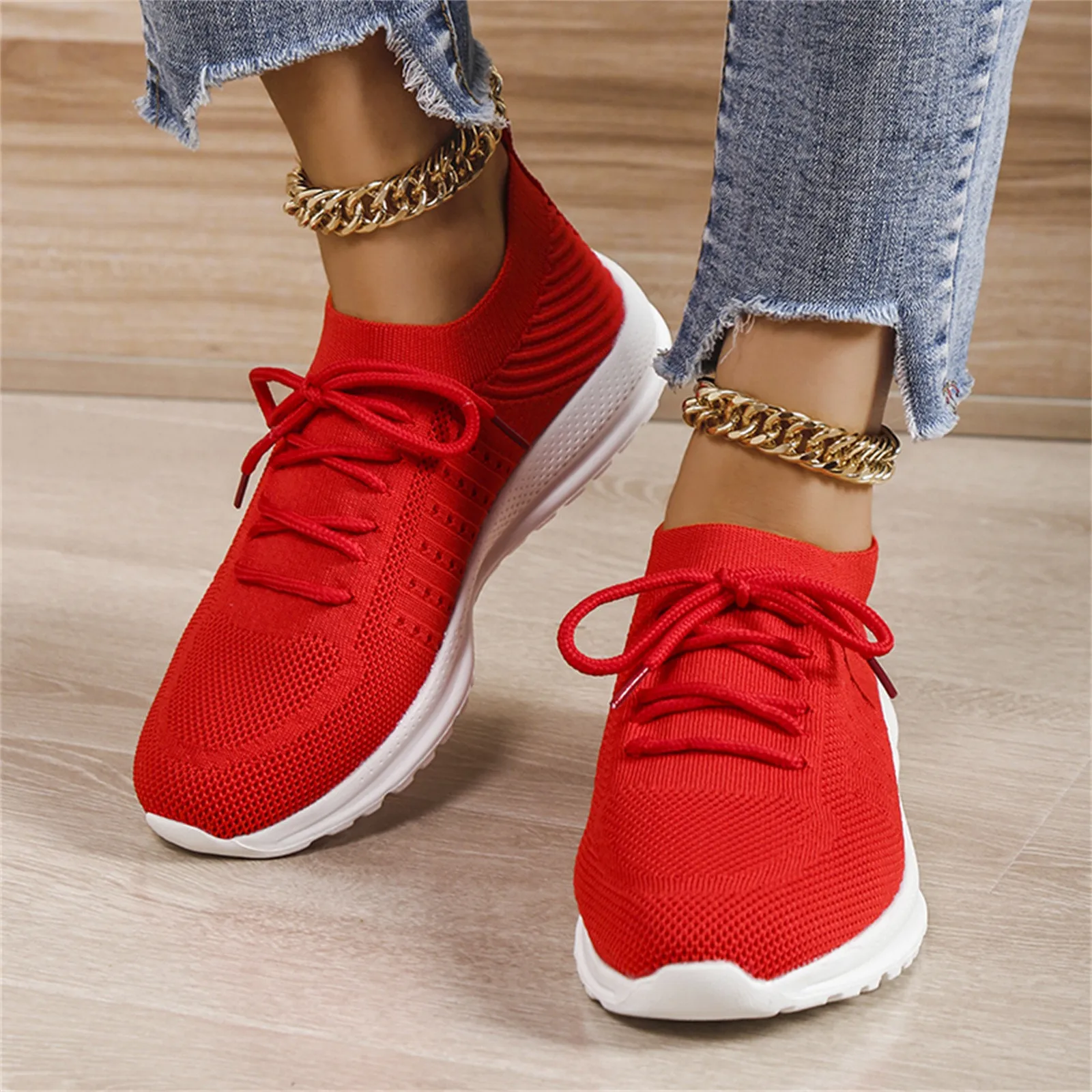 Women Mesh Breathable Shoes Slip on Flat Shoes Woman Tenis Ladies Casual Shoes Walking Footwear Sneakers Daily Vulcanize Shoes