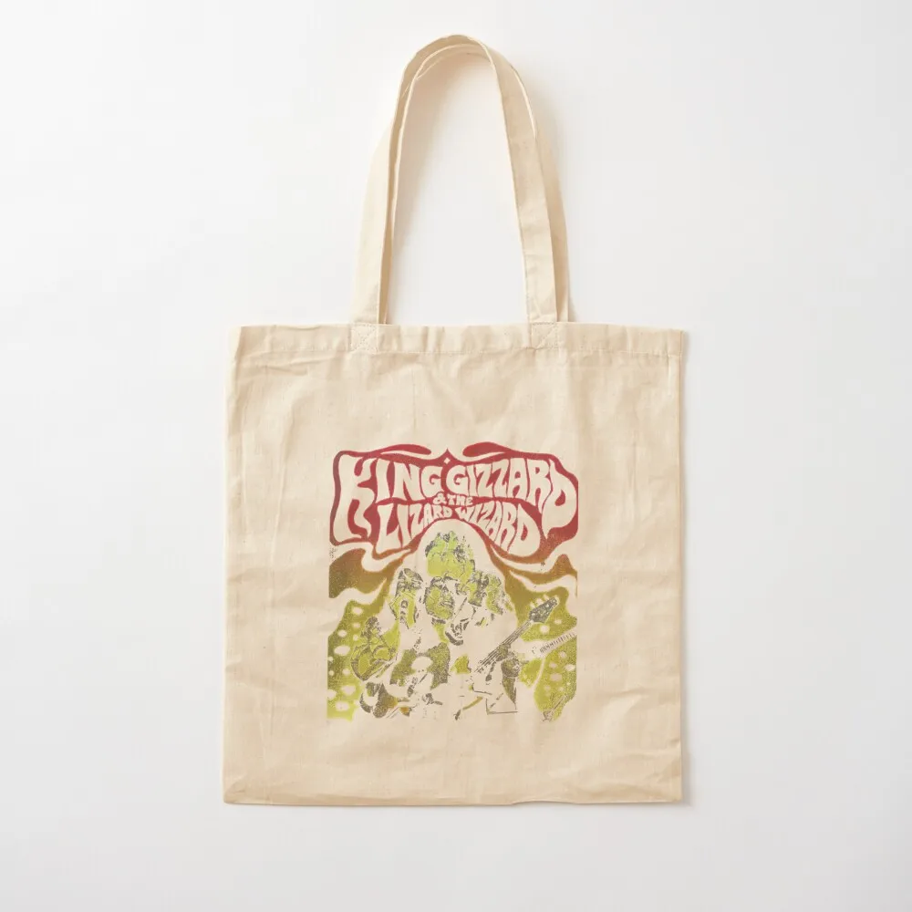 

king gizzard and lizard wizard Tote Bag sacs de shopping large tote bag eco pack Canvas Tote Bag