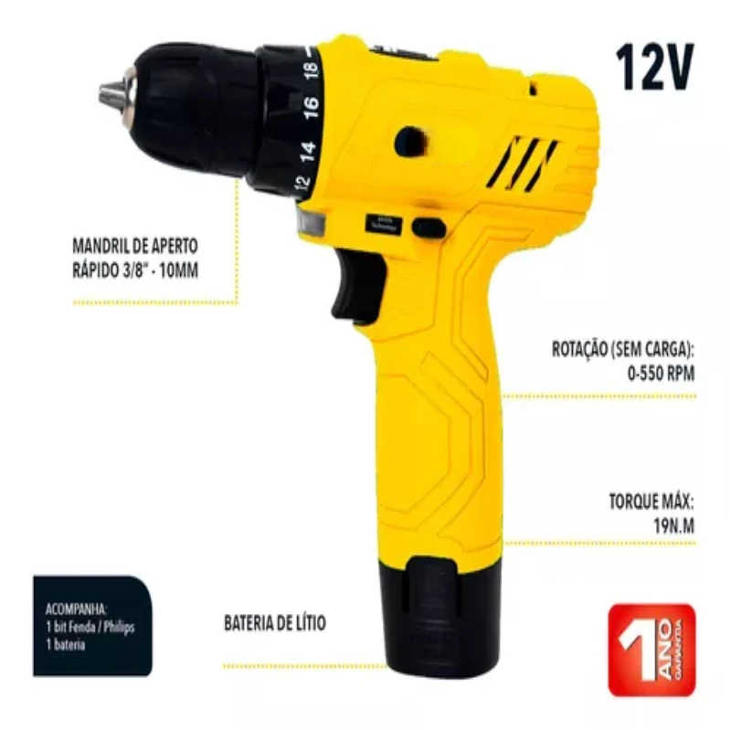 8V Lithium Battery-Powered Drill - Efficient and Powerful Drilling Solution