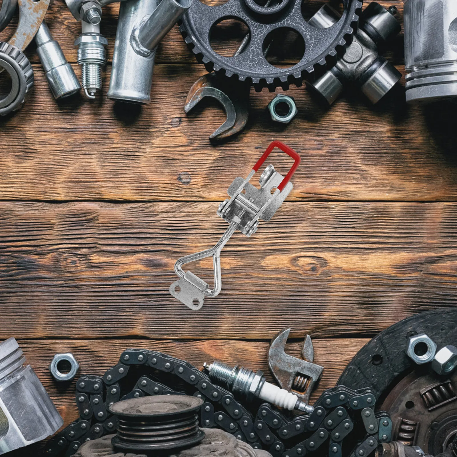 

Замок для двери прицепа, сверхпрочный стальной замок-защелка, аксессуары для грузовых прицепов, прочная конструкция, простое управление, плавная работа