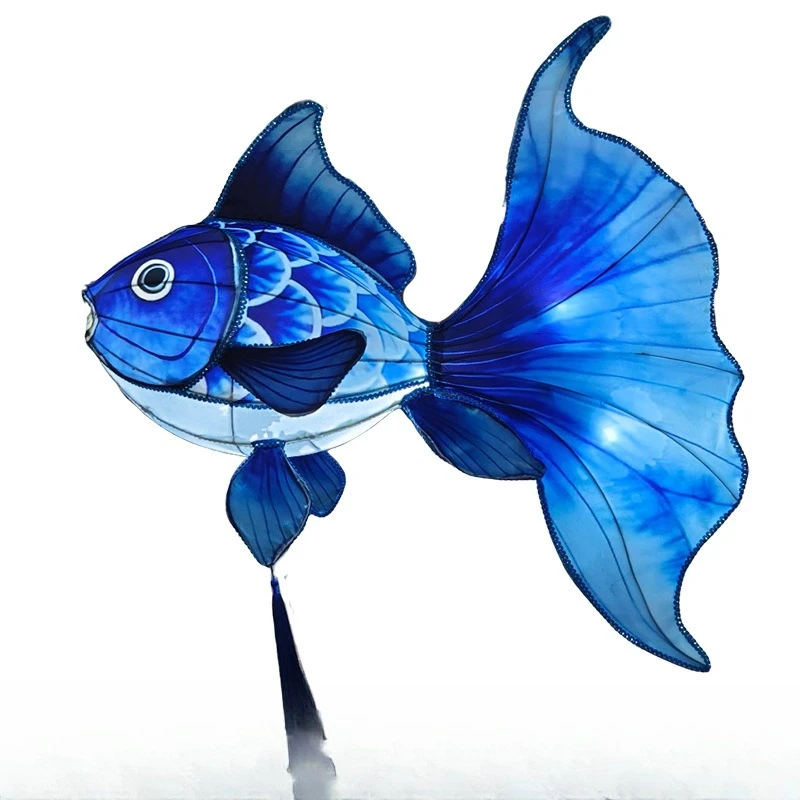 Outdoor tie-dye series goldfish lanterns Internet celebrity  Restaurant commercial activities Koi fish decorative