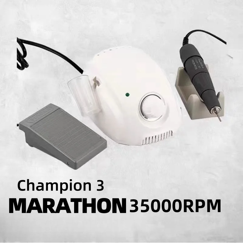 Broca elétrica do prego e grupo do equipamento da lima do prego, caixa de controle do MARATONA, campeão-3, 65W, 35000RPM, SDE, H37L1, H102S, 210 BT