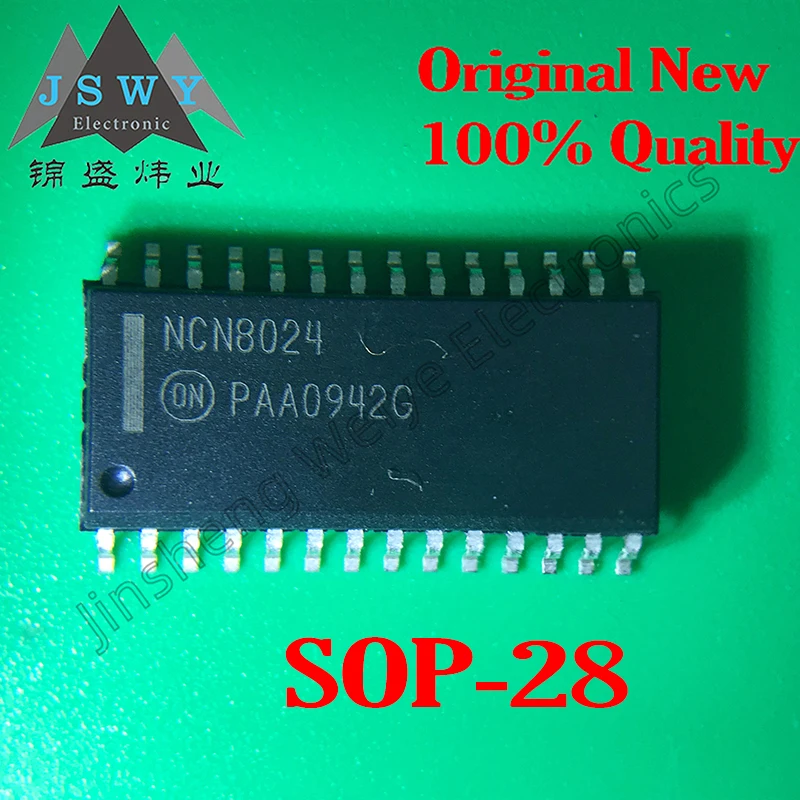 

(10/50 pieces) NCN8024DWR2G NCN8024 SOP-28 smart card interface chip/new in stock 100% original stock fast delivery