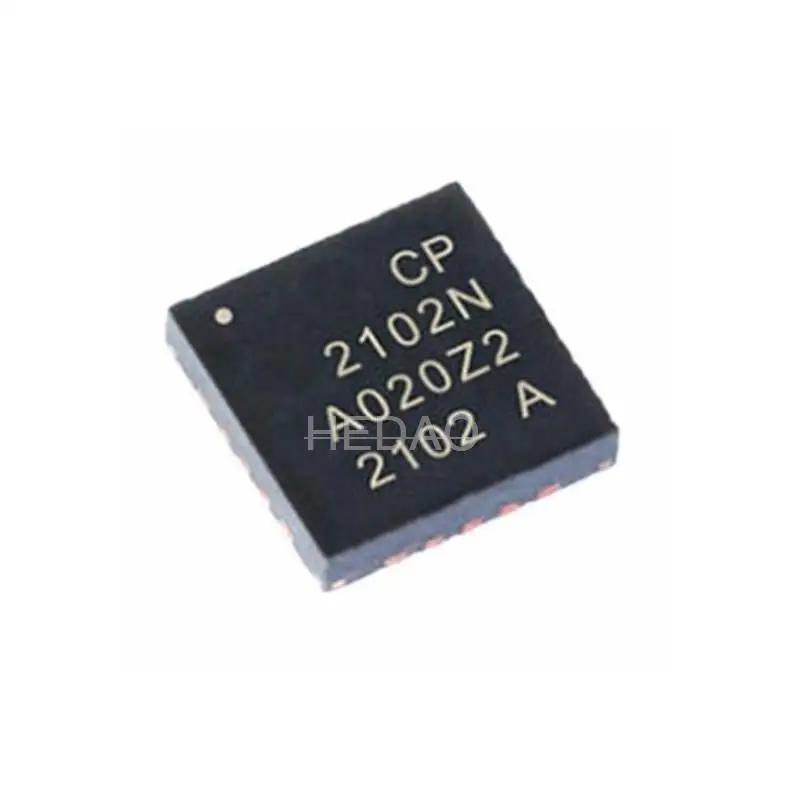 10pcs/LOT New Original CP2102N-A02-GQFN20R QFN-20 USB to UART interface adapter controller IC Chip