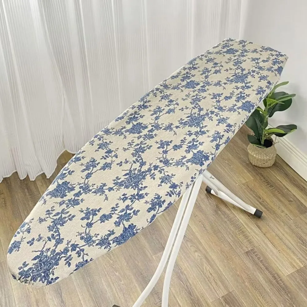 1pcs 140*50cm Ironing Board Cloth Drawstring Tightening Stain Resistant Ironing Board Protector Cover Washable with Elastic Edge