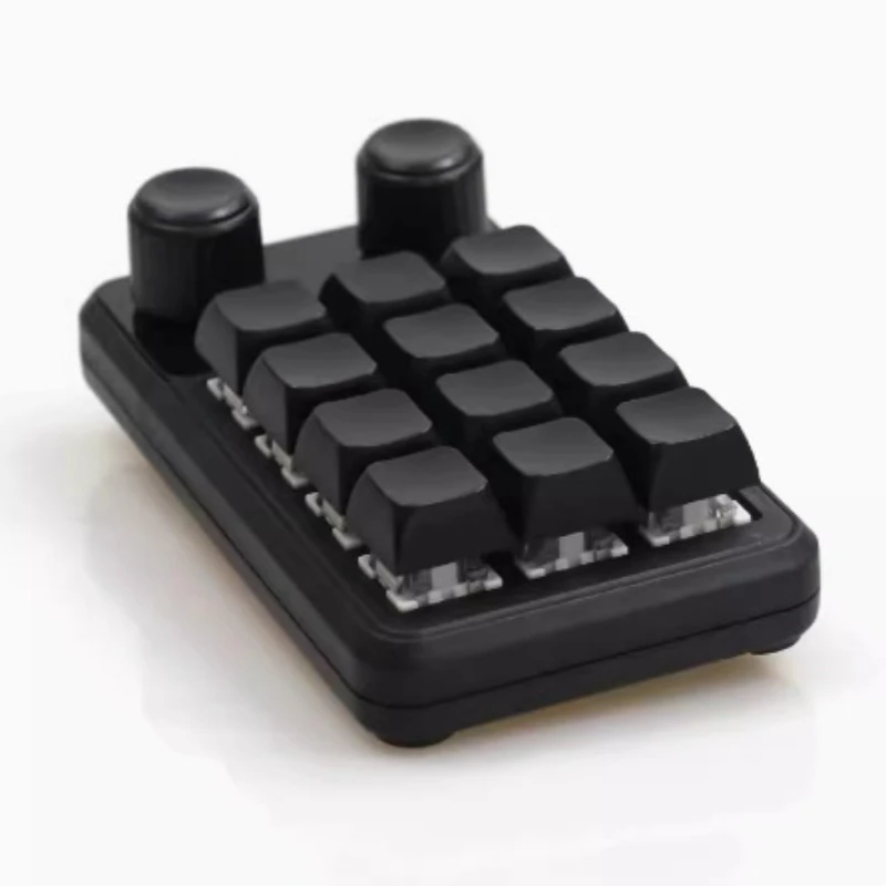 

12-Key Green Axis Custom Keyboard Multifunctional Mechanical Keyboard Copy and Paste One-click operation Multimedia control