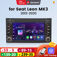 Junsun 7 Inch Car Radio for Seat Leon MK3 5F 2012 - 2020 Wireless CarPlay Android Auto 2 din Intelligent Multimedia 4G