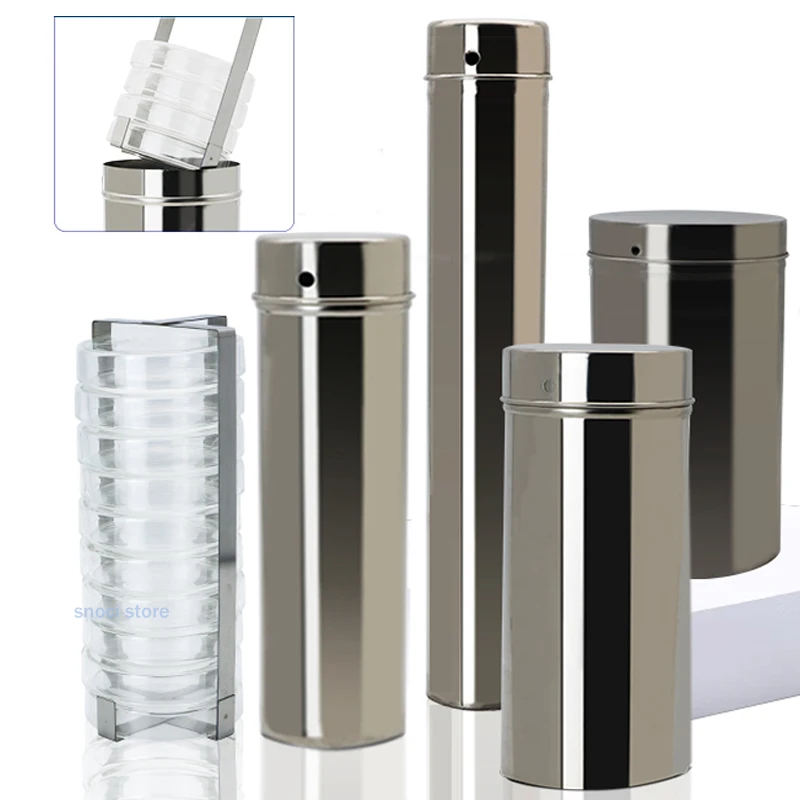 

Лабораторная дезинфекция из нержавеющей стали, стерилизующая бочка, бочка для стерилизации посуды Petriego, химическая лабораторная дезинфекция, стерилизация суппорта