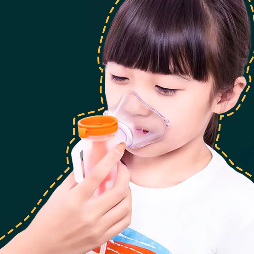 1Set Nebulizer Inhaler Set Adult Child Atomization Mask Nebulizer Inhale Mask Healthcare Device Nebulizer for Drug Inhalation