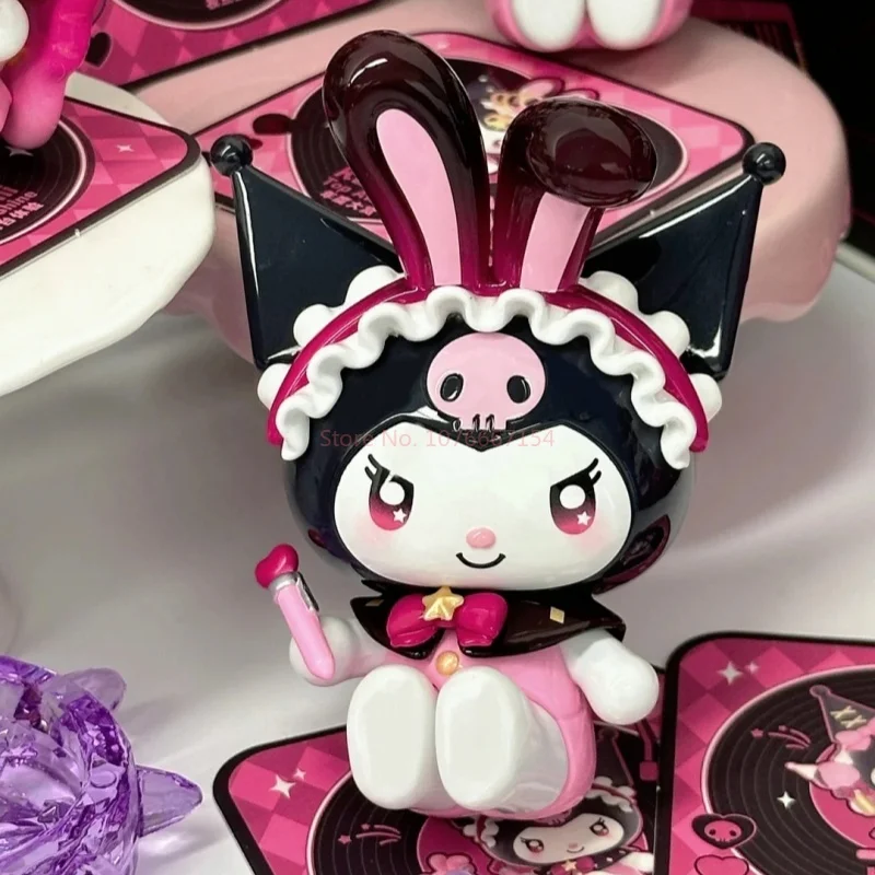 

Новый оригинальный Sanrio Kuromi Sparkling Idol Series слепая коробка милые Kuromi настольные украшения модная игрушка загадочная коробка подарки-сюрпризы