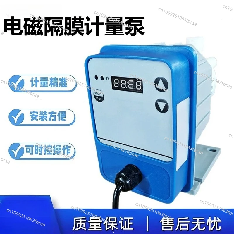

Electromagnetic Metering Pump Corrosion Resistant Quantitative Pulse Dosing Pump for Scale Inhibitor Chlorine Dioxide Delivery