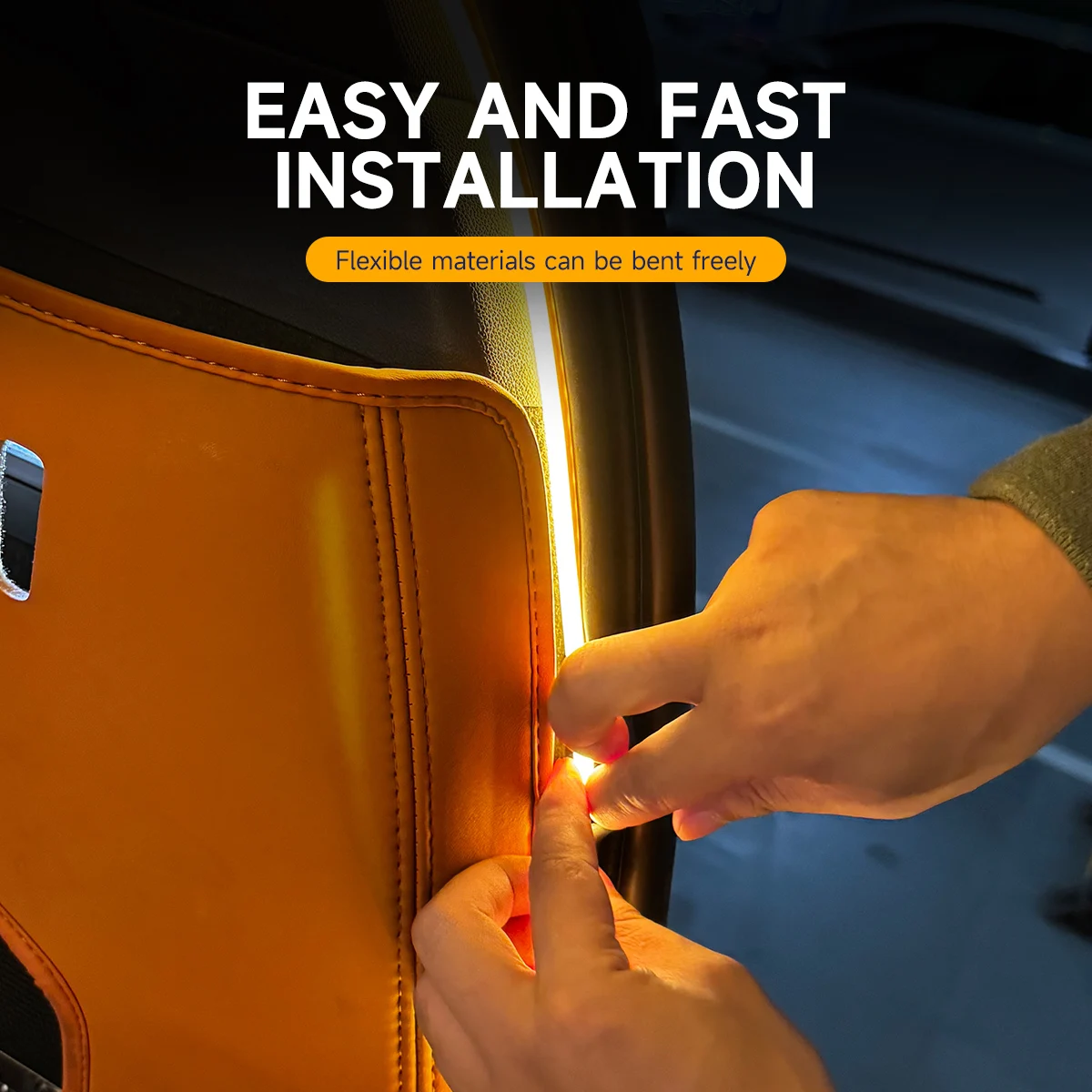 Universal Car trunk light 12V Car LED Luggage Compartment Lighting 5M Can be cut waterproof Sensor Light Bar Auto Accessories