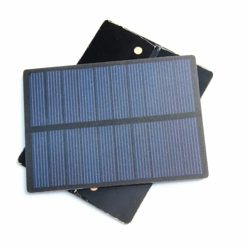 Personalizado 1.3w 5v mini painéis solares 110*80mm célula solar policristalina módulo fotovoltaico diy sistema de iluminação solar e brinquedos 5 peças