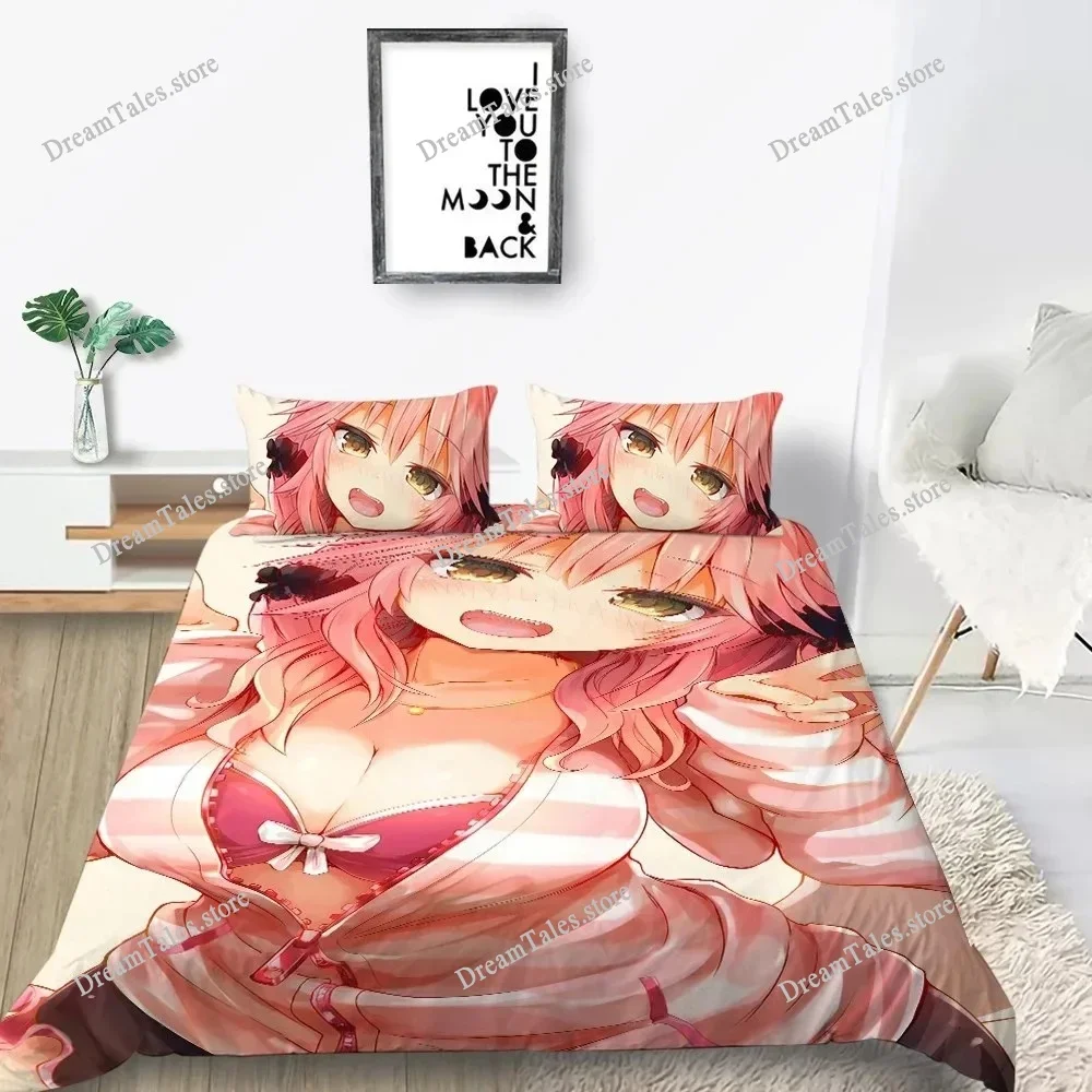

Sexy Girls Bedding Sets Kids Bed Comforter Cover Sets Anime Quilt Cover Home Bedclothes 3d Printing Beauty Bedspread No Sheet369