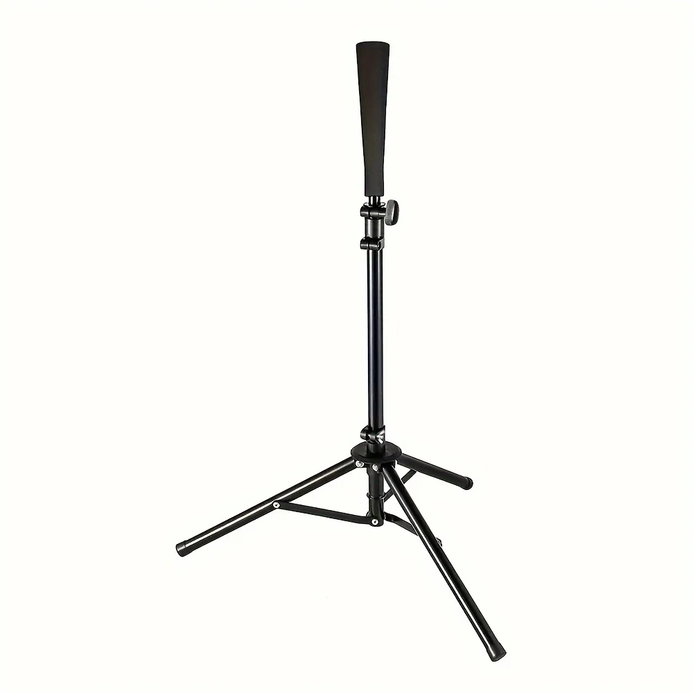 1pc Baseball Batting Tee Tripod Adjustable Tripod Stand Tee for Hitting Training Practice Portable Foldable for Adult Beginner