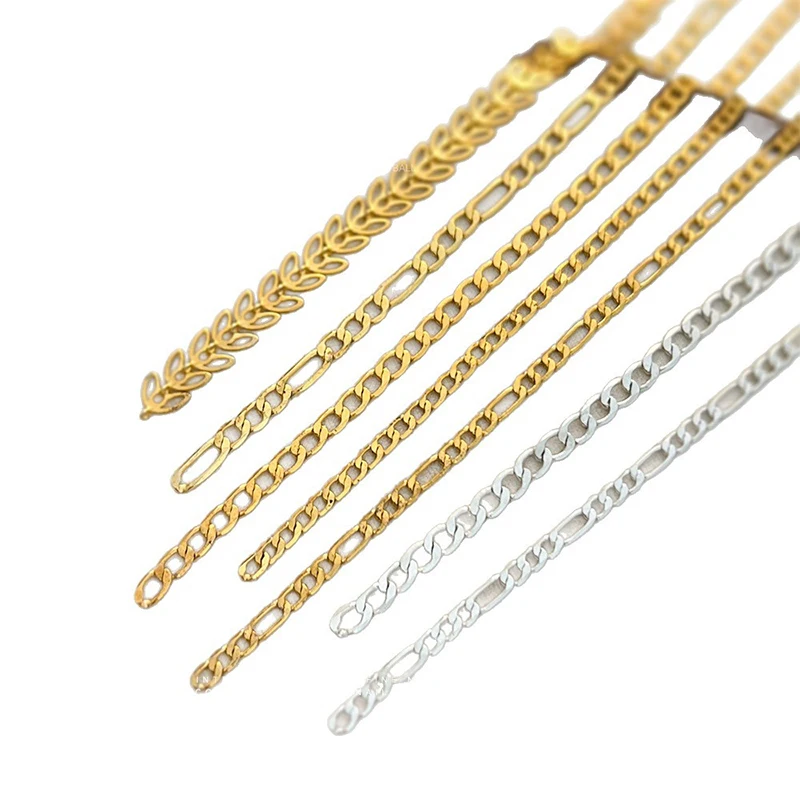 20/50 centimetri Catena di Metallo Unghie Artistiche Strass Oro/Argento Della Lega Della Vite Prigioniera Unghie artistiche Decorazioni Catene FAI DA TE Design Manicure Accessorio Dei Gioielli