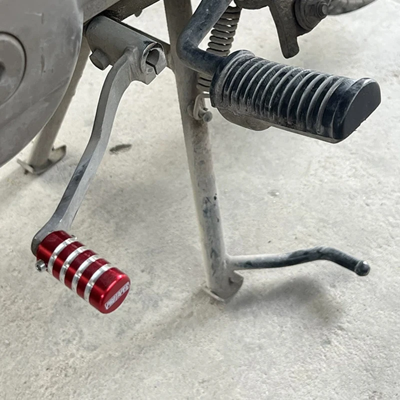 غطاء CNC لمعدات الدرجات النارية التحول شيفتر رافعة وسادة للقدم دواسة العالمي دواسة ركلة بدء أوتاد القدم وسادة الملحقات #5