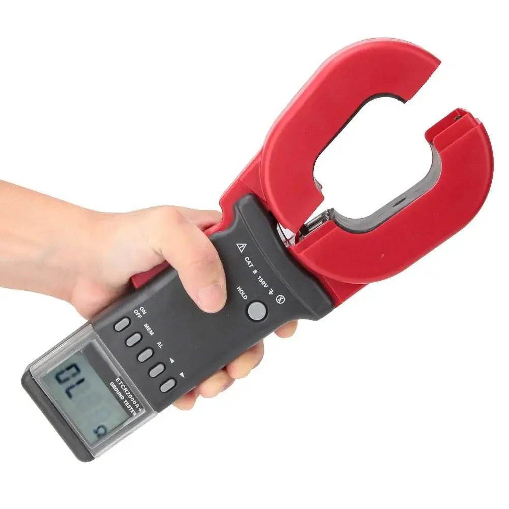 Clamp Meter ETCR2000A+ Digital Clamp On Ground Earth Resistance Tester Meter 0.01-200 ohm 99 Sets