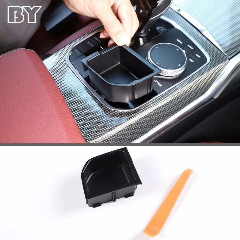 

​Left Driver Car Central Shift Storage Box Organizer Tray For BMW 2 3 4 X3 X4 X5 X6 Series F40 F44 G20 G28 G29 G01 G05 G07