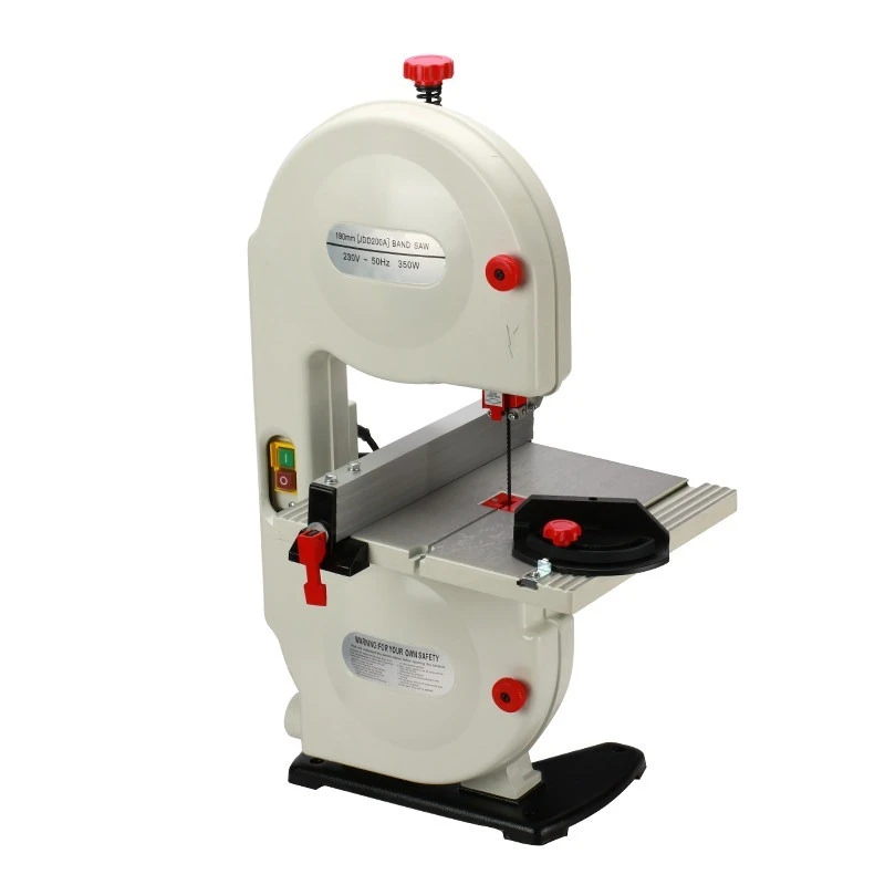 8 Inch Vertical Band Saw Machine, Desktop Hardwood Bone Plastic Cutting Tool for Woodworking Sawing Machine