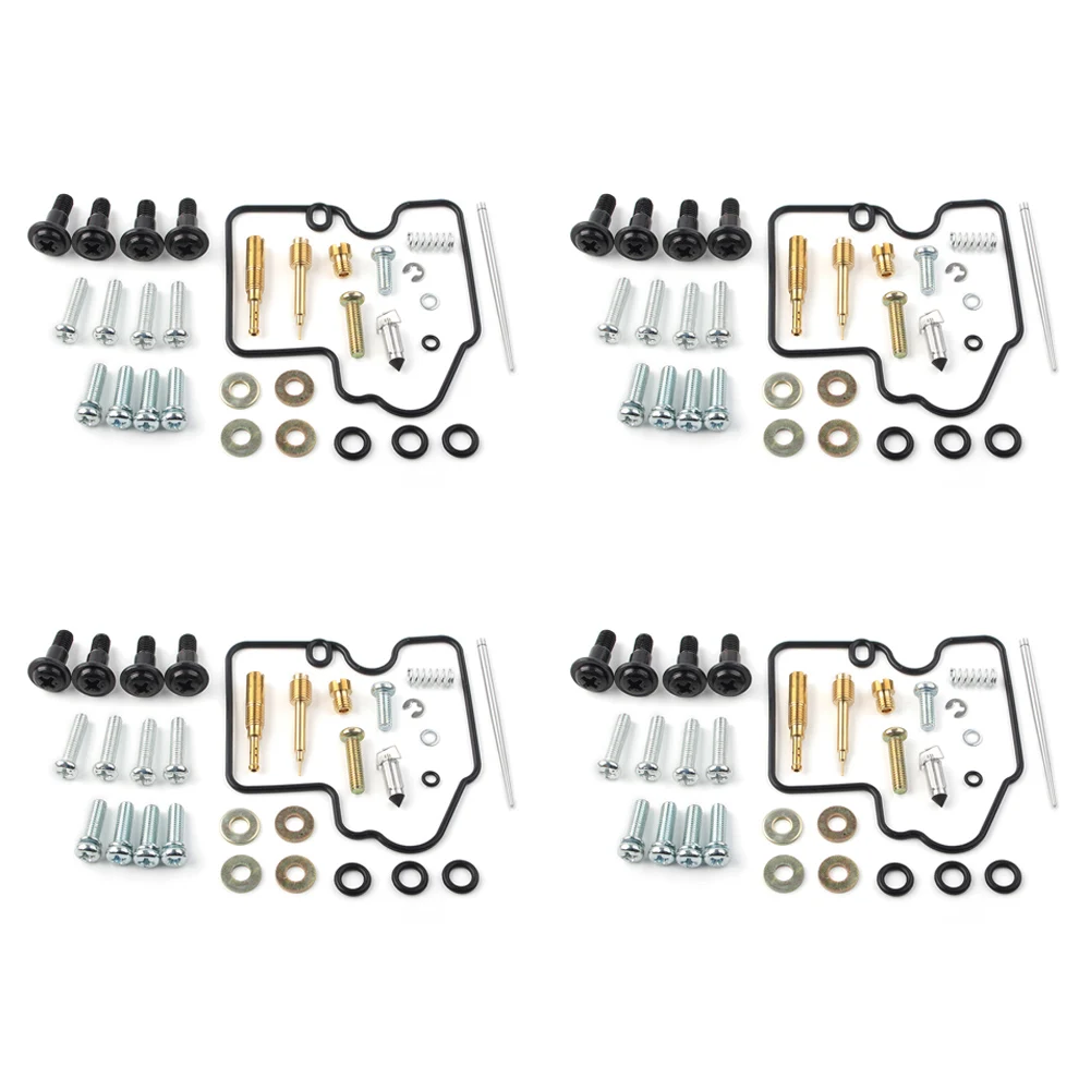 4 sets YZF-R6 1999-2002 Motorcycle Carburetor Carb Repair Rebuild Kits For Yamaha YZF R6 600 1999 2000 2001 2002