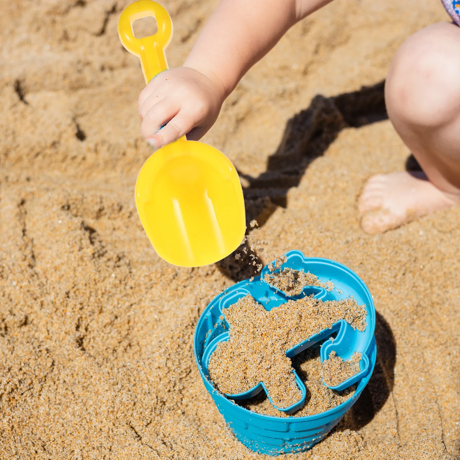 

8pcs Portable Lightweight Beach Sand Shovels Rakes Digging For Kids Outdoor Sand Play Garden Weeding Transplanting