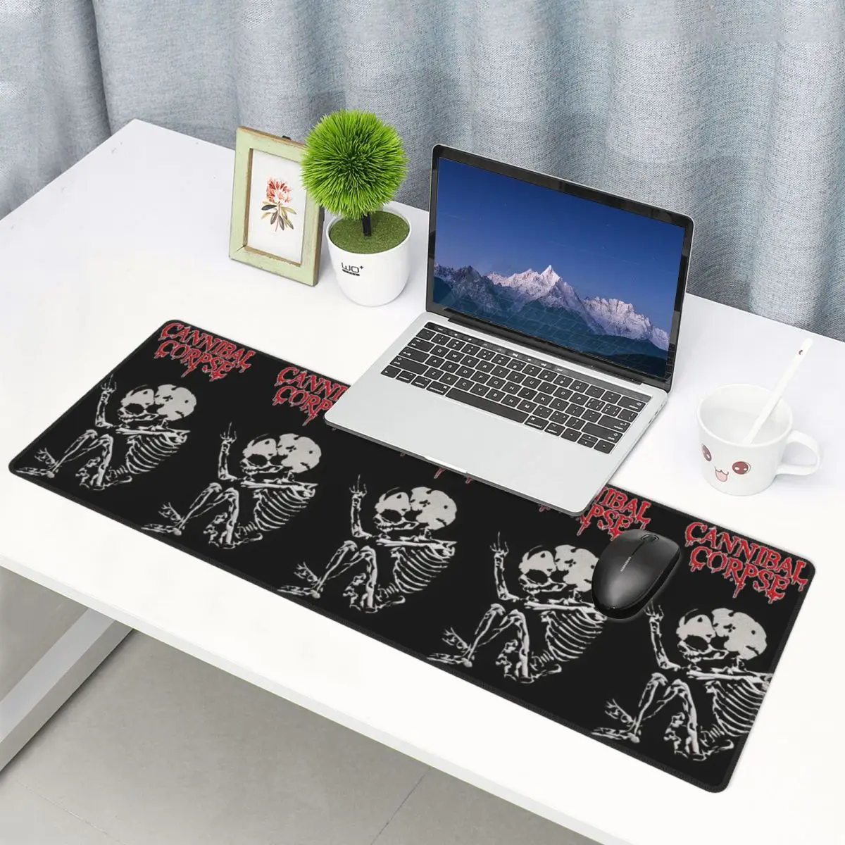 Large Mouse Pad Cannibal Corpse Heavy Metal Band Horror Gamer PC Laptop Mats Keyboard Carpet Computer Gaming Desk Mat