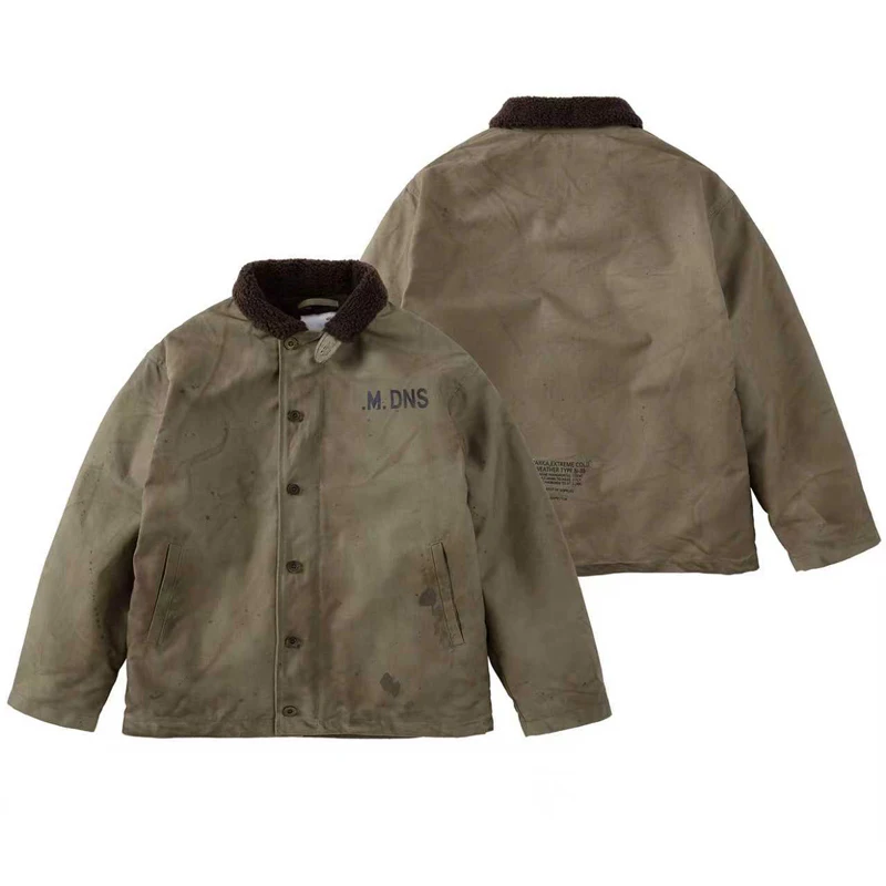 

Soiled Madness Single-breasted Zipper Lapel Fleece Jacket Japanese Men Women High Quality Casual Loose Winter Jackets Coat