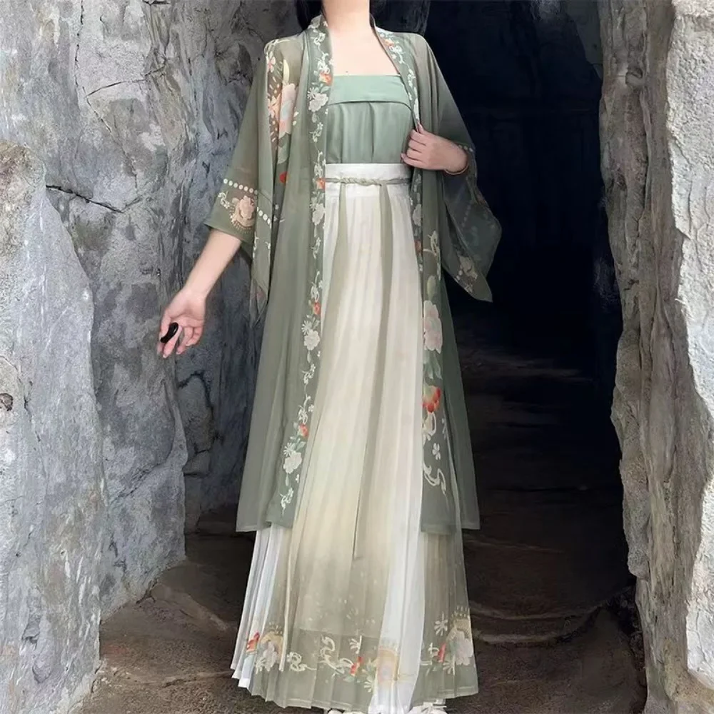 Chinese Traditional Hanfu Dress Female Song Dynasty Ancient Costumes Elegant Oriental Chinese Clothes Cosplay Hanfu Women Modern