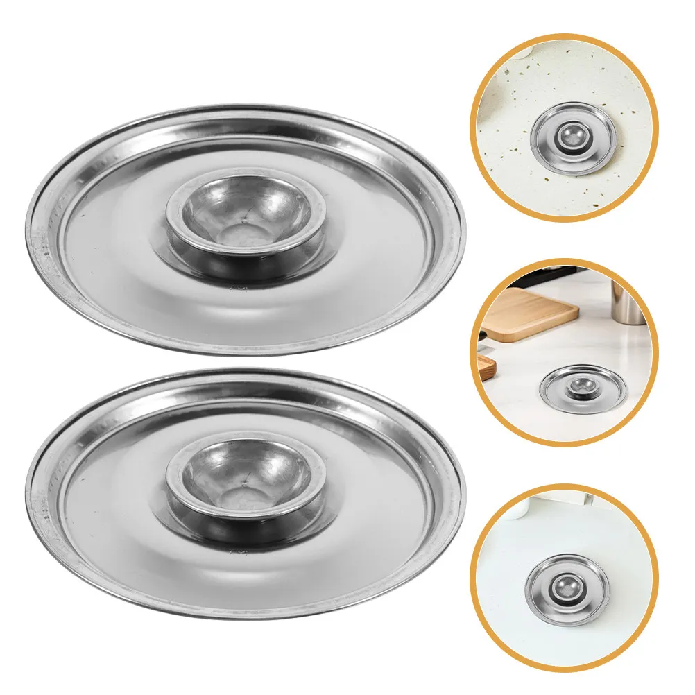 4Pcs 10cm Stainless Steel Universal Cookware Lids for Pots Jars Pans – Spill-Proof Heat-Retaining