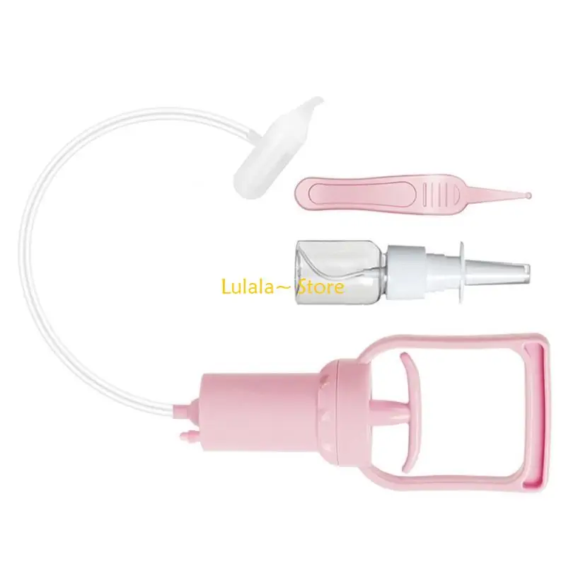 

Y4QA Detachable Silicone Tip Nasal Aspirator Safe and Reusable for Newborns Toddler