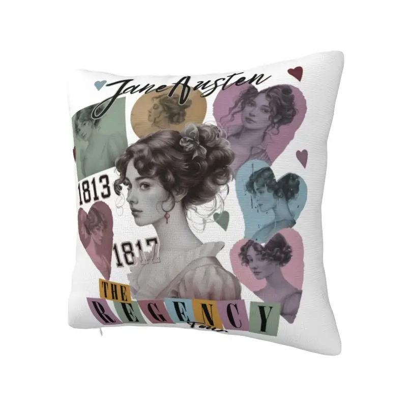 Jane Austen Pride And Prejudice Cushion Cover 50x50 cm Polyester Soft Throw Pillow Case For Sofa Car Seat Decoration Pillowcase