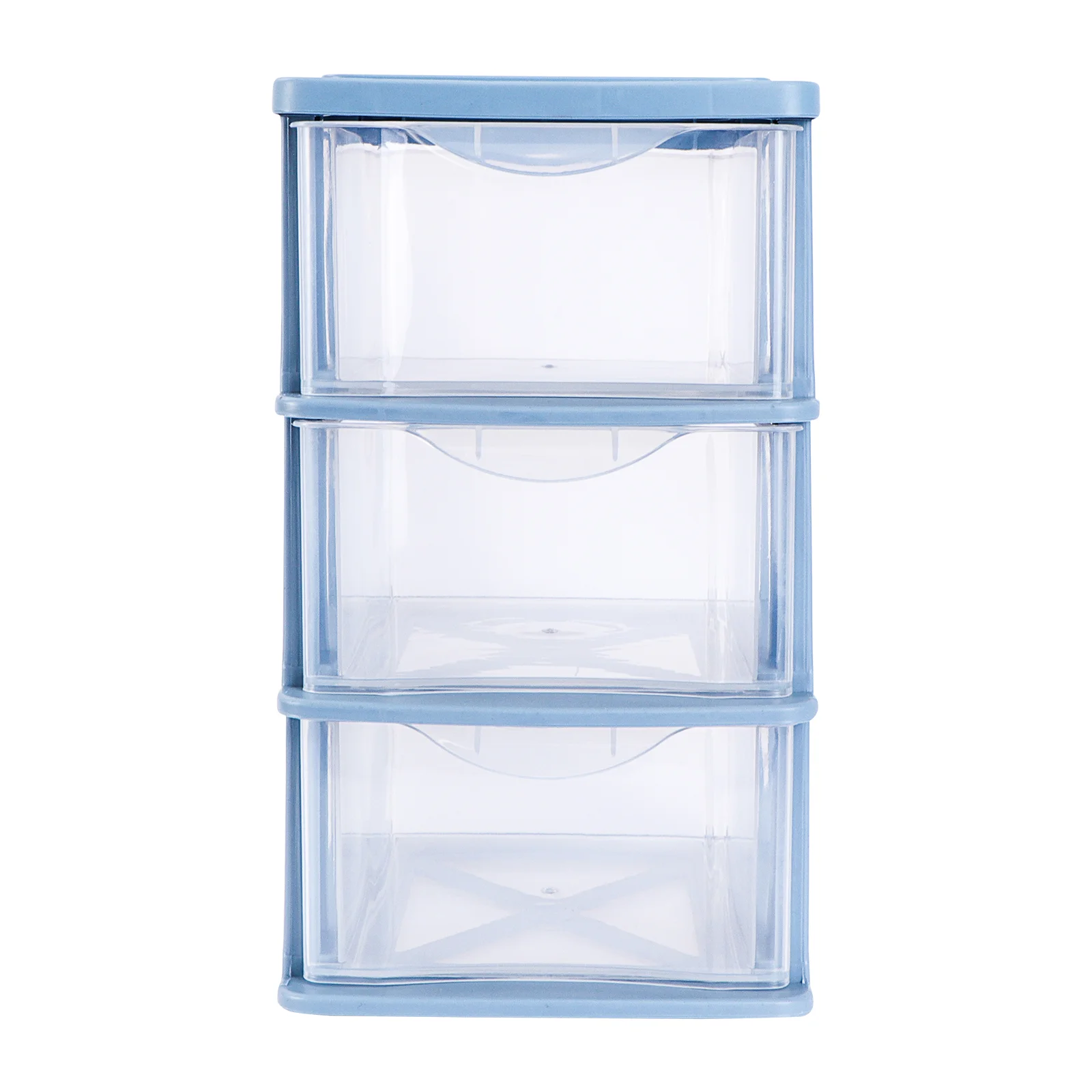 

Shelf Storage Box Clear Makeup Organizer Office Case Desktop Sundries Plastic Pp Tabletop Container Organizing Holder