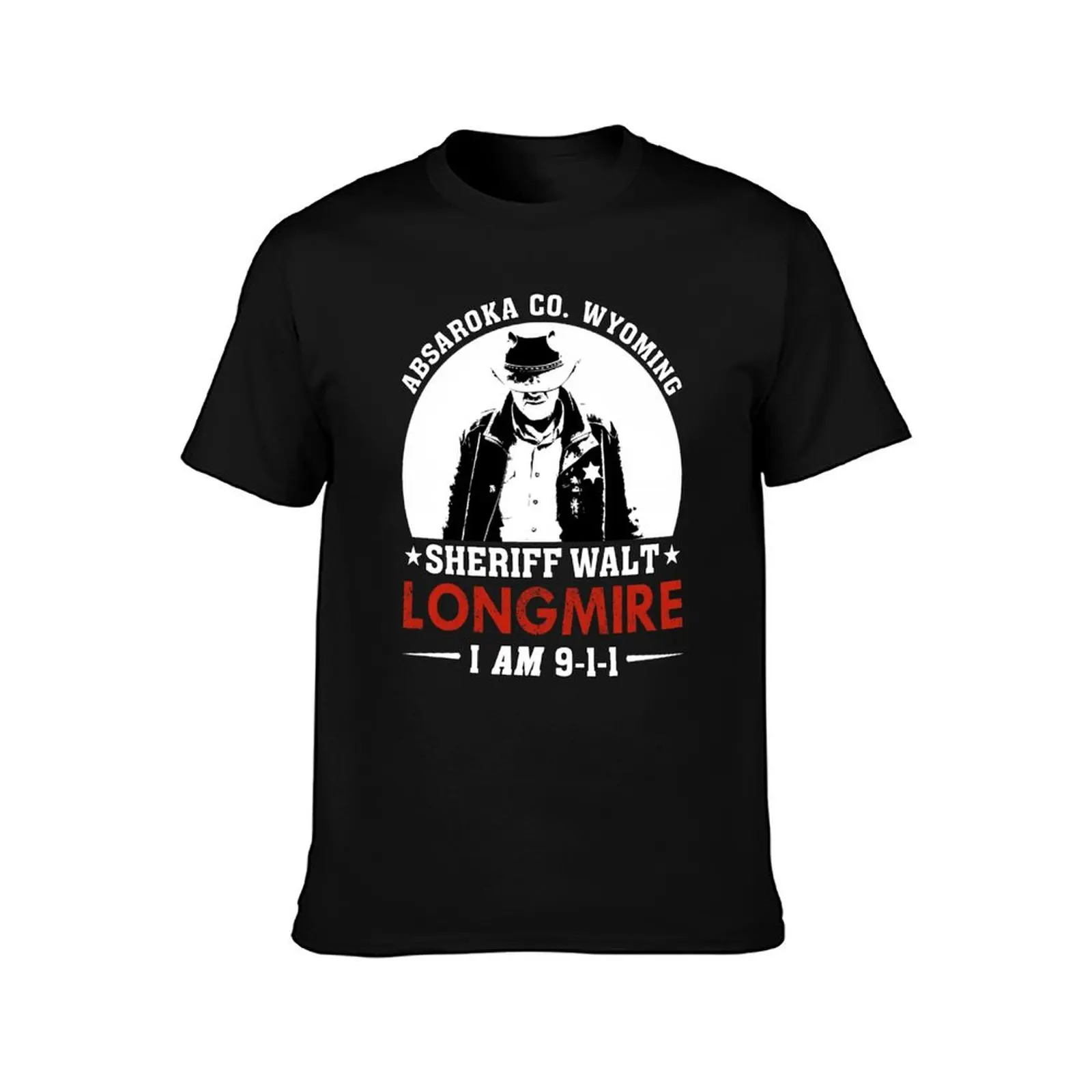 Sheriff Walt Longmire - Absaroka County Wyoming T-Shirt Summer Casual Cotton Tee Oversized Streetwear Tops Unisex Men Women