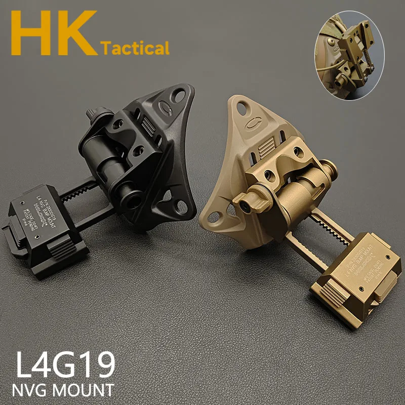 

Тактический Монтажный кронштейн для шлема L4G19 NVG, подходит для охоты, ночного видения, снаряжения, монтажные аксессуары