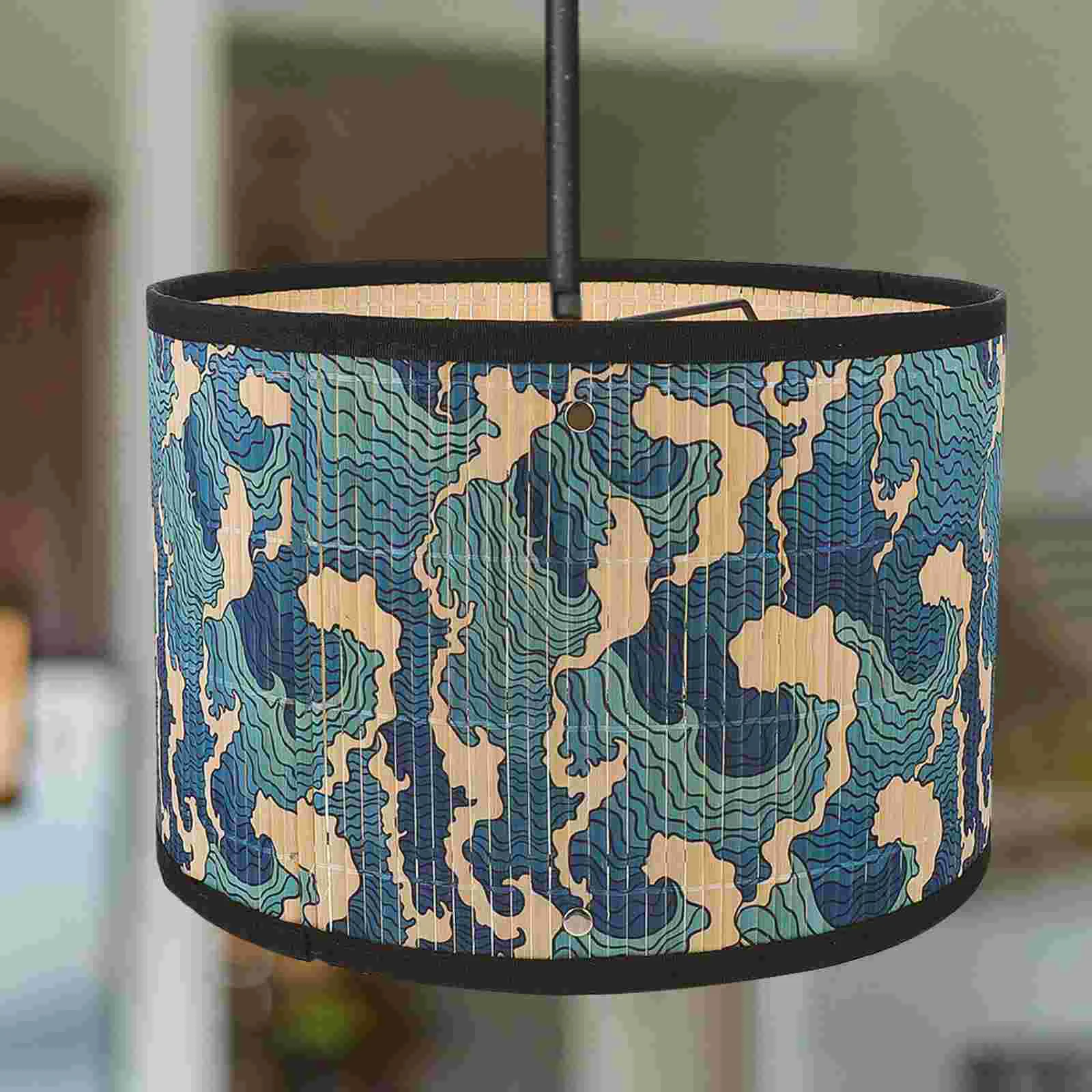 

Vintage Lamp Shades E27 Bamboo Lampshade Decorate Lighting Japanese Style Table